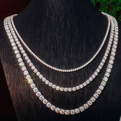 Moissanite Tennis Necklace
