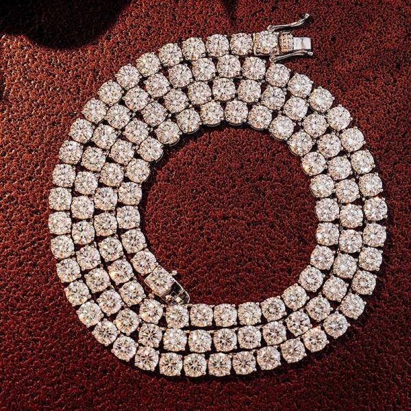 Moissanite Tennis Necklace - Image 5