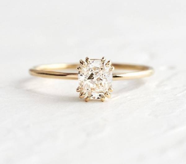 0.5Carat 12-Prong Princess Moissanite Cut - Image 2