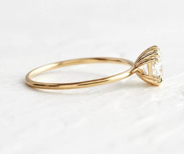 0.5Carat 12-Prong Princess Moissanite Cut - Image 4