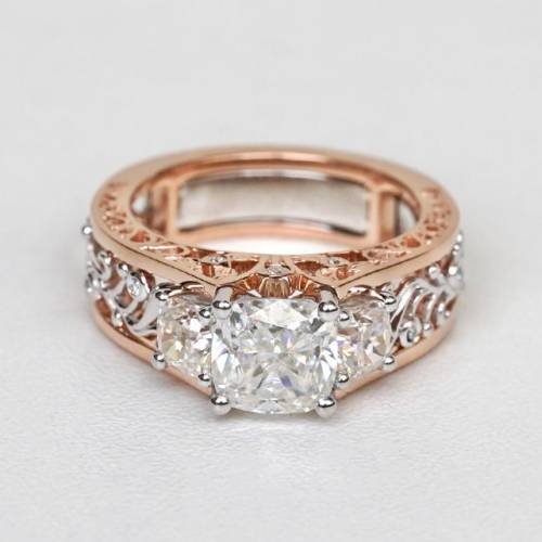 2.5CT Cushion Shape Moissanite