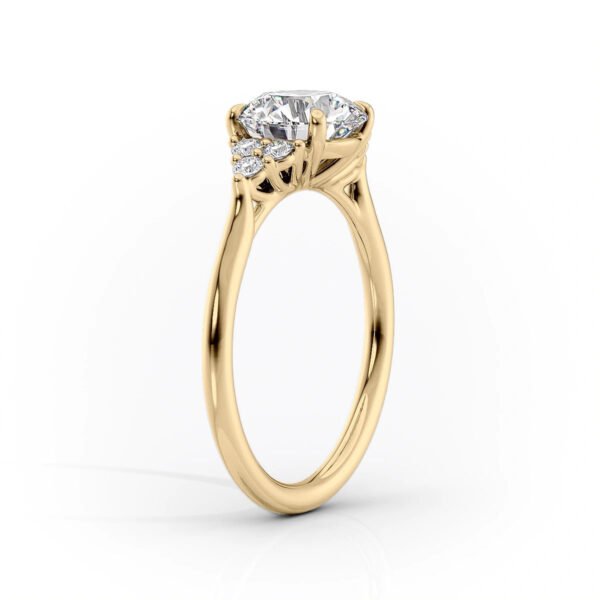 3ct Radiant with Accent Stones - Image 2