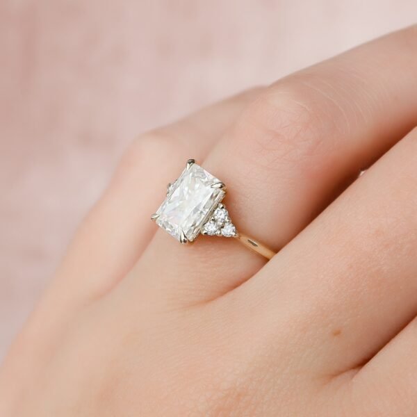 3ct Radiant with Accent Stones - Image 4