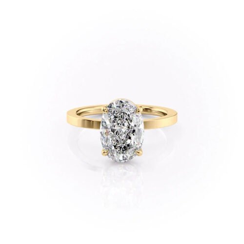2.5ct Oval 4 Claw Solitaire Ring