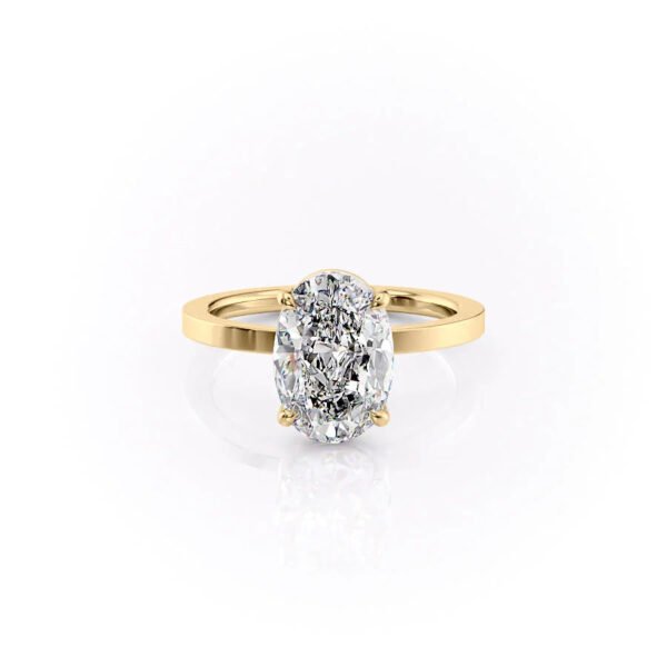 2.5ct Oval 4 Claw Solitaire Ring