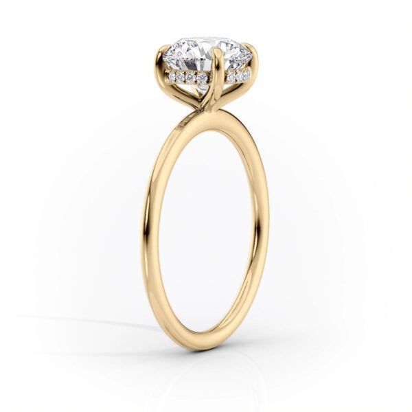 2ct Oval Moissanite With Hidden Halo - Image 2