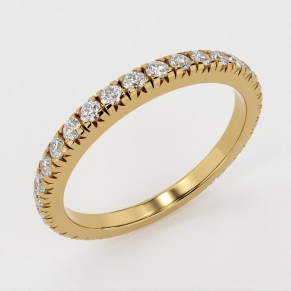 1.8mm Moissanite Eternity Band - Image 3