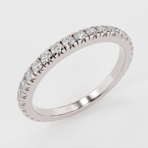 2mm Moissanite Eternity Band