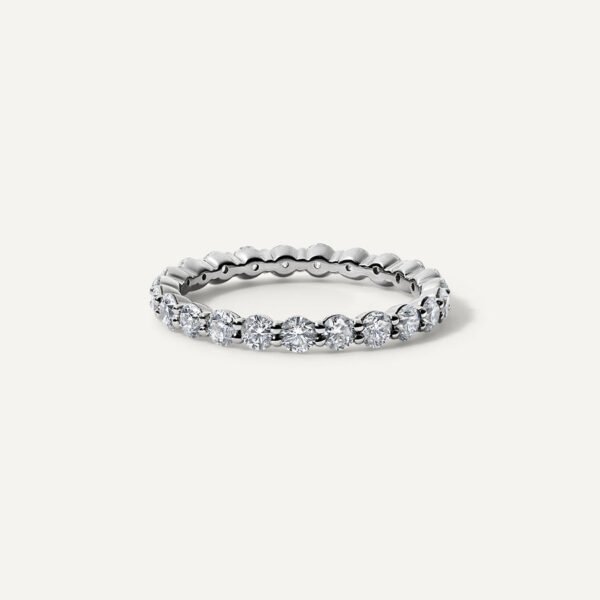 Shared Closed Prong Eternity Band