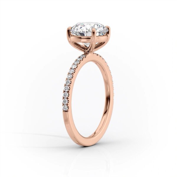2.5ct Oval Solitaire With Half Eternity Pavé Band - Image 4