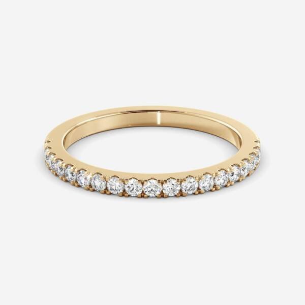 2ct Pear Moissanite 4 Piece Ring Set - Image 3