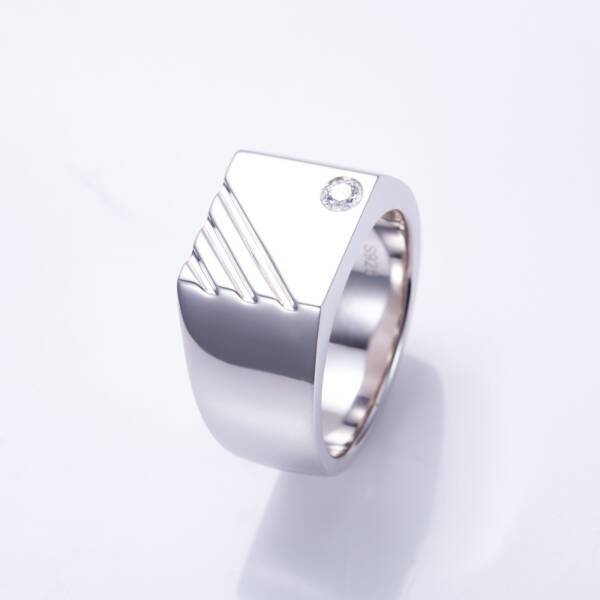 Sterling Silver Signet Ring - Image 4