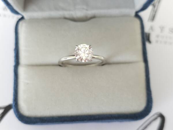 1.46ct Brilliant Round Lab-grown Diamond Engagement Ring - Image 7