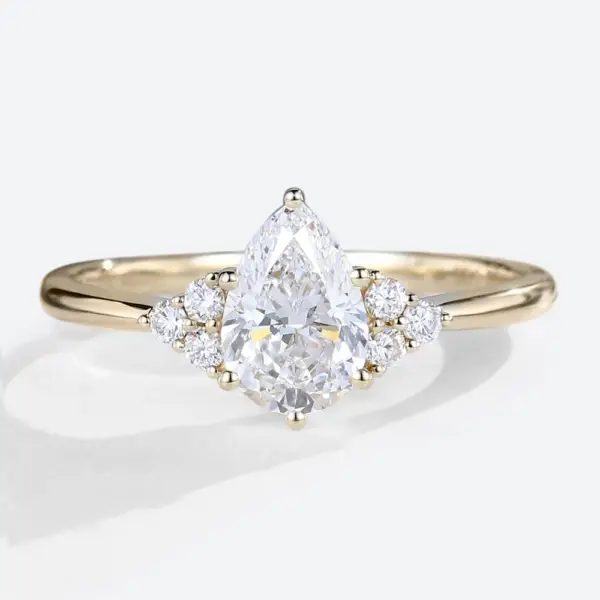 1.2ct Pear Lab-grown Diamond Engagement Ring